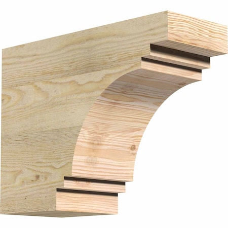 Ekena Millwork Pescadero Rough Sawn Rafter Tail, Douglas Fir, 6"W x 12"H x 16"L RFT06X12X16PEC00RDF